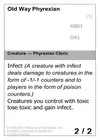Product image for Old Way Phyrexian