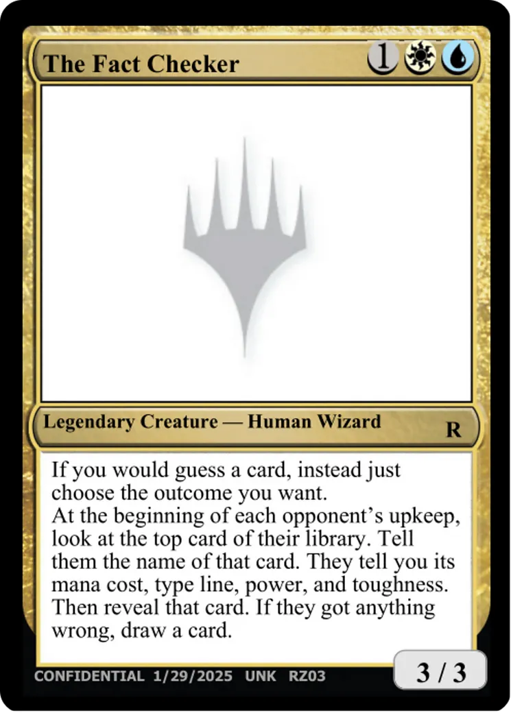 The Fact Checker — Unknown Event — Magic: The Gathering