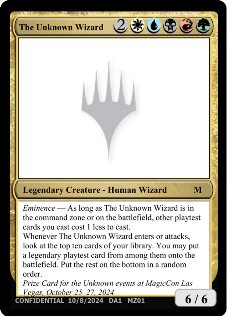 The Unknown Wizard — Unknown Event — Magic: The Gathering