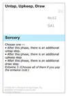 Product image for Untap, Upkeep, Draw