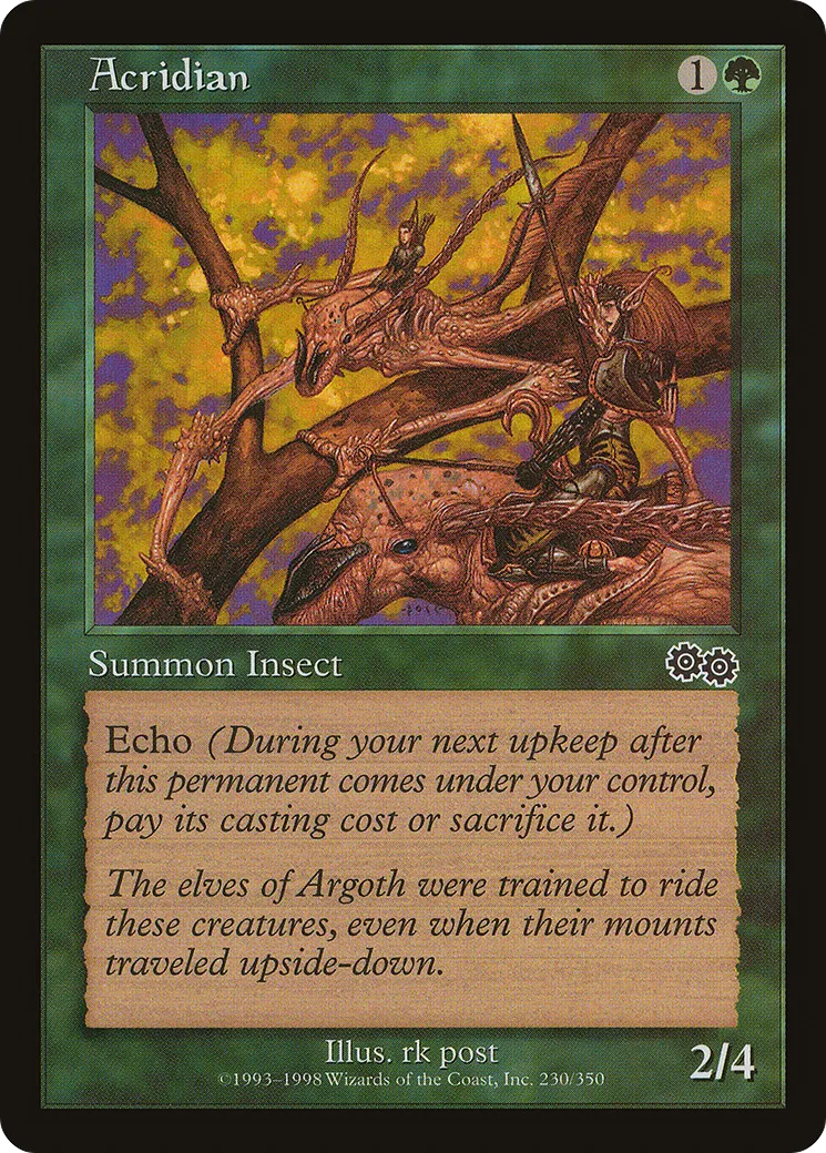 Acridien — Urza's Saga — Magic: The Gathering