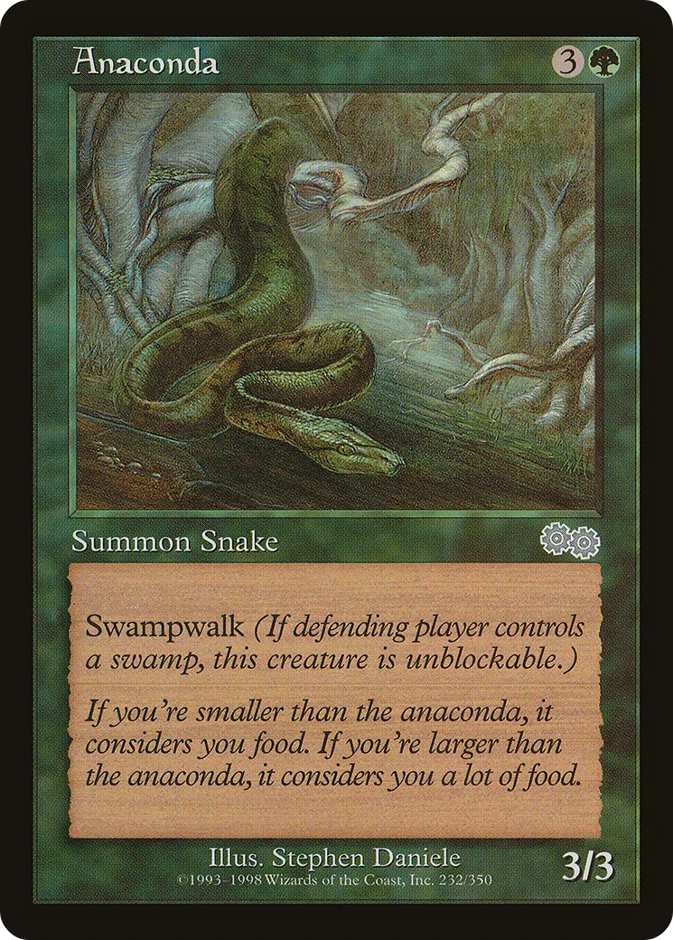 Anaconda — Urza's Saga — Magic: The Gathering