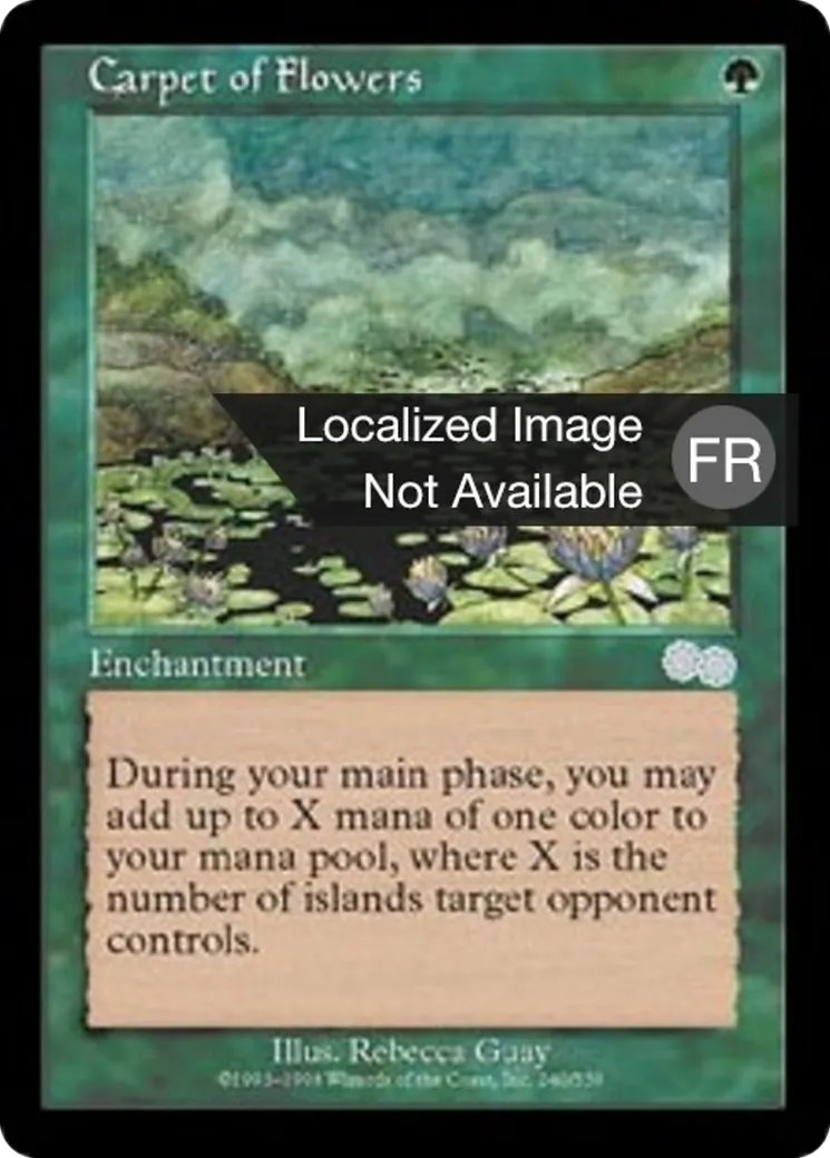 Tapis de fleurs — Urza's Saga — Magic: The Gathering