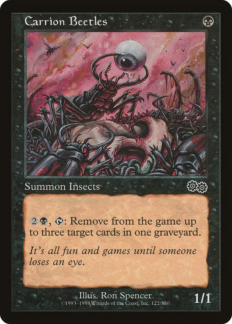 Carrion Beetles — Urza's Saga — Magic: The Gathering