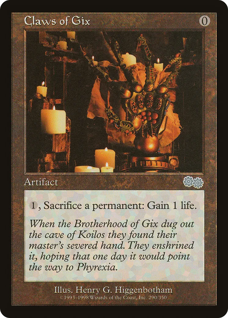 Claws of Gix — Urza's Saga — Magic: The Gathering