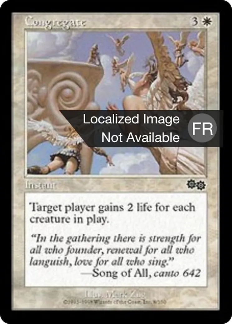 Assemblée des fidèles — Urza's Saga — Magic: The Gathering