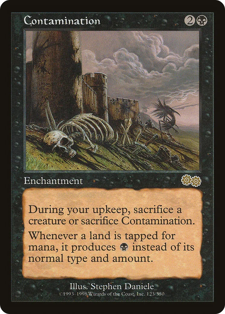 Contamination — Urza's Saga — Magic: The Gathering