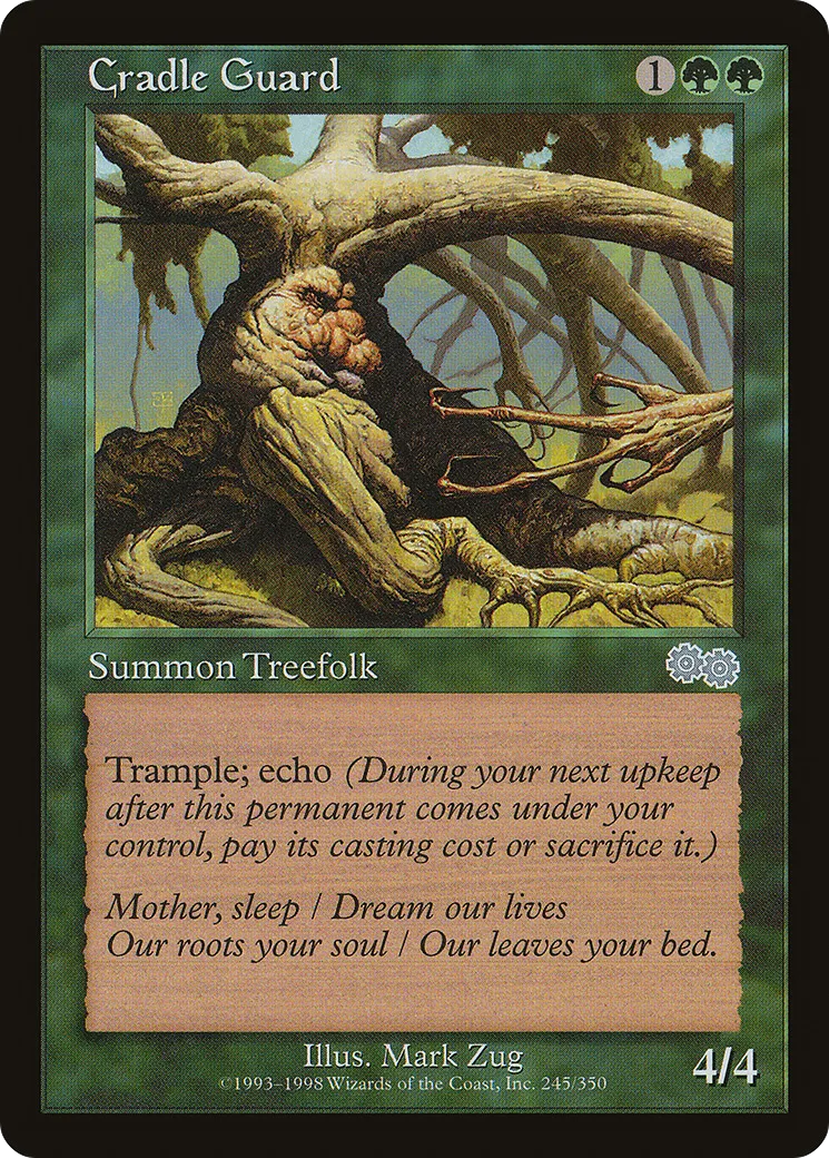 Garde du berceau — Urza's Saga — Magic: The Gathering