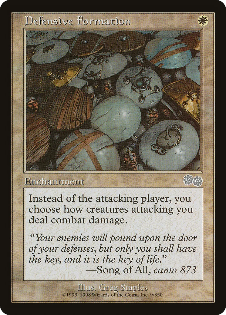 Defensive Formation — Urza's Saga — Magic: The Gathering