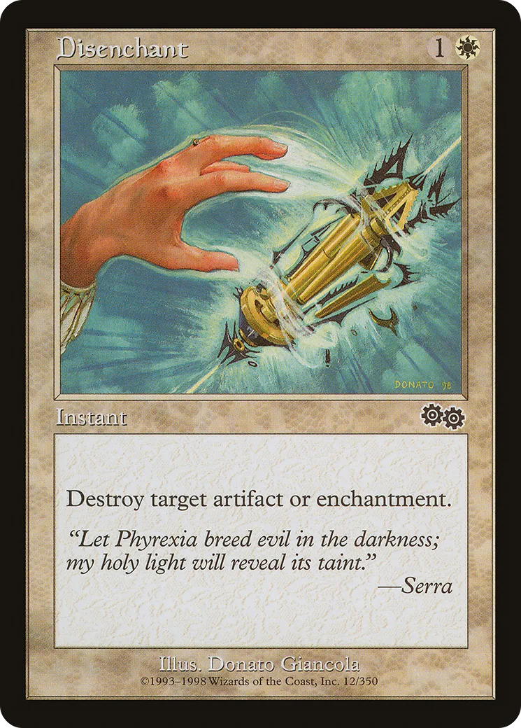 Disenchant — Urza's Saga — Magic: The Gathering