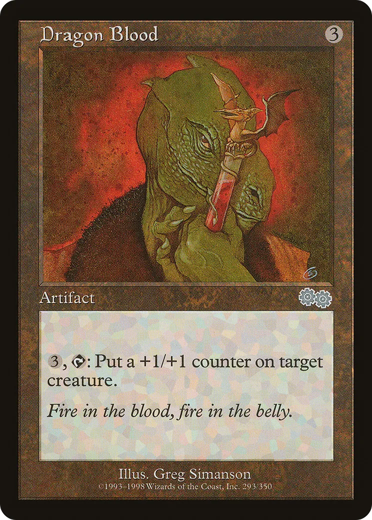 Dragon Blood — Urza's Saga — Magic: The Gathering