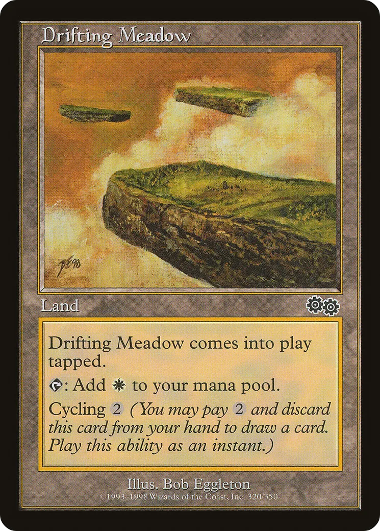 Prairie dérivante — Urza's Saga — Magic: The Gathering