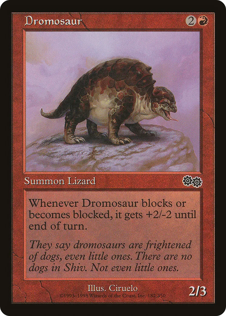 Dromosaur — Urza's Saga — Magic: The Gathering