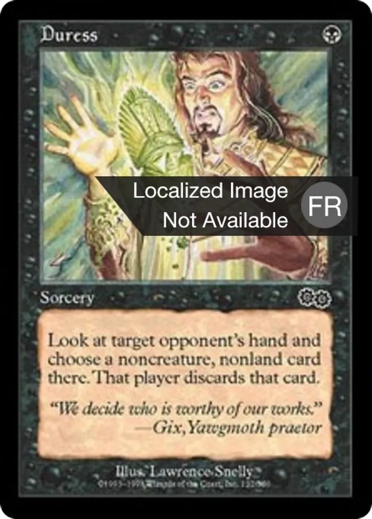 Contrainte — Urza's Saga — Magic: The Gathering