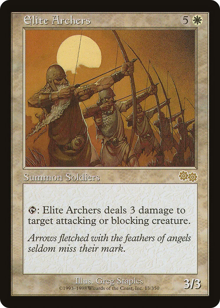Elite Archers — Urza's Saga — Magic: The Gathering