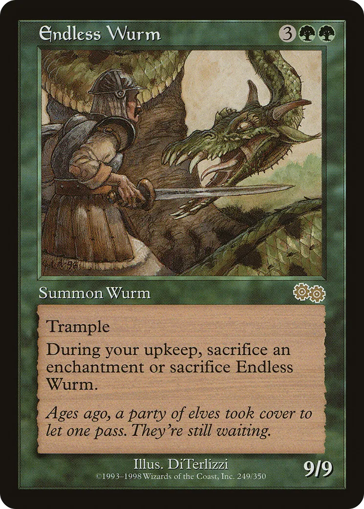 Endless Wurm — Urza's Saga — Magic: The Gathering