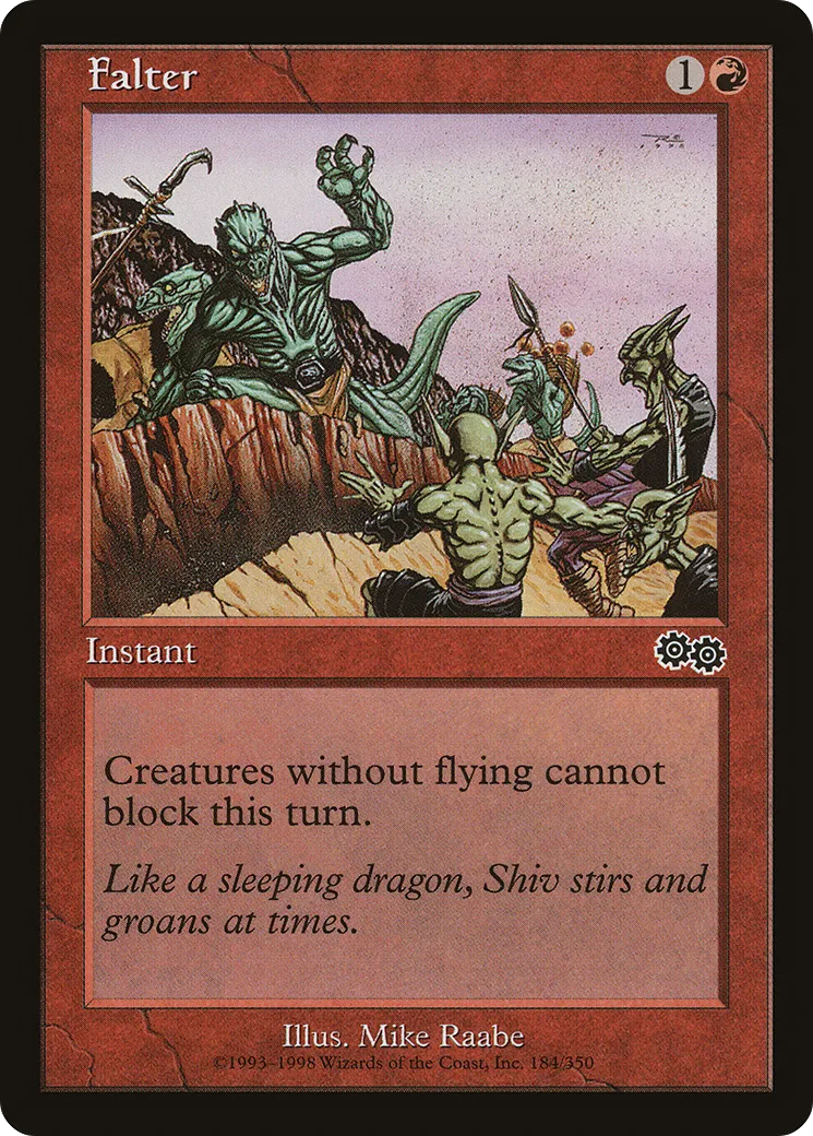 Falter — Urza's Saga — Magic: The Gathering