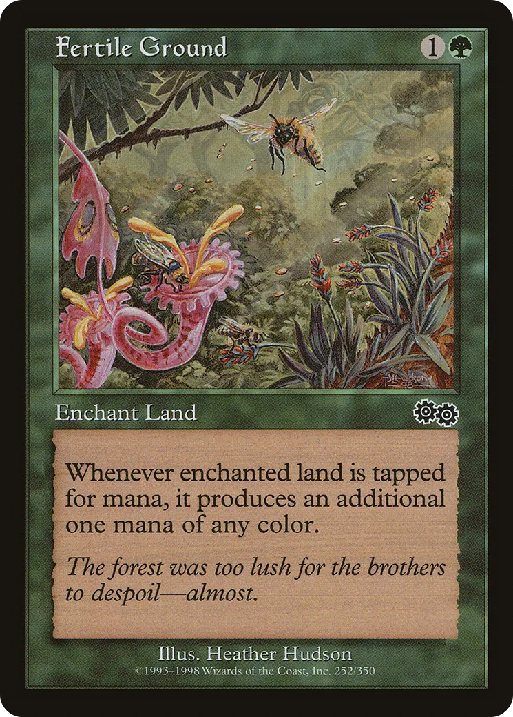 Terrain fertile — Urza's Saga — Magic: The Gathering