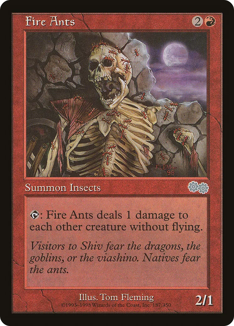 Fire Ants — Urza's Saga — Magic: The Gathering