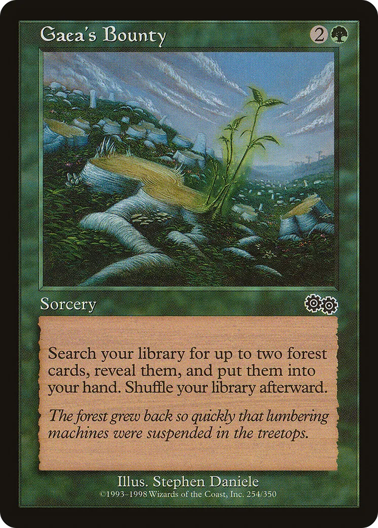 Don de Gaia — Urza's Saga — Magic: The Gathering