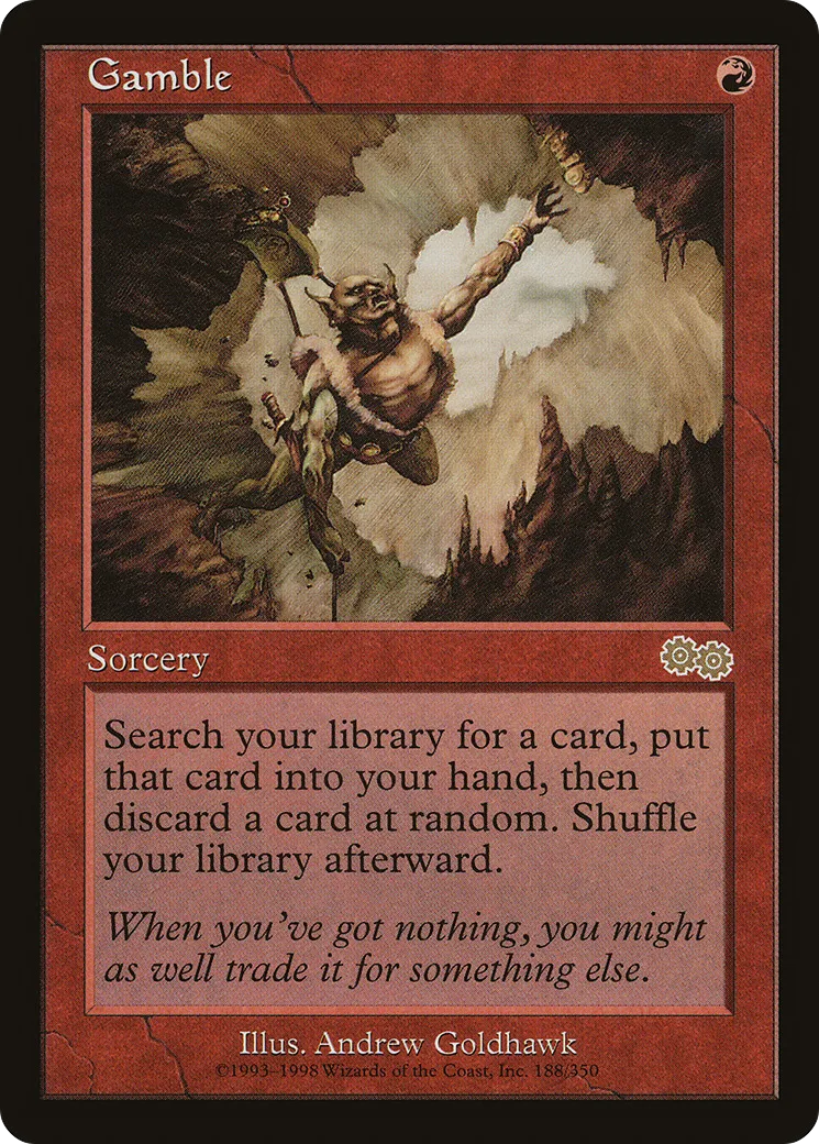 Risque-tout — Urza's Saga — Magic: The Gathering