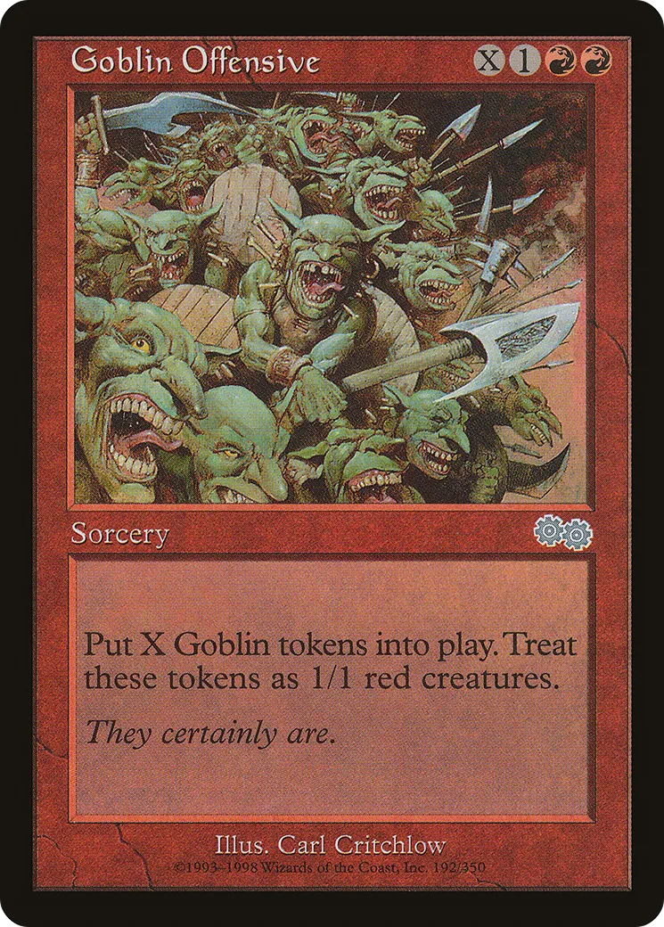 Goblin Offensive — Urza's Saga — Magic: The Gathering