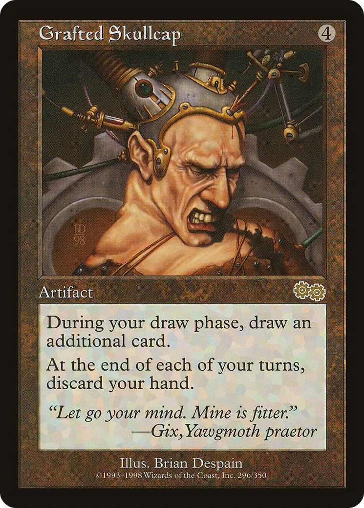 Grafted Skullcap — Urza's Saga — Magic: The Gathering