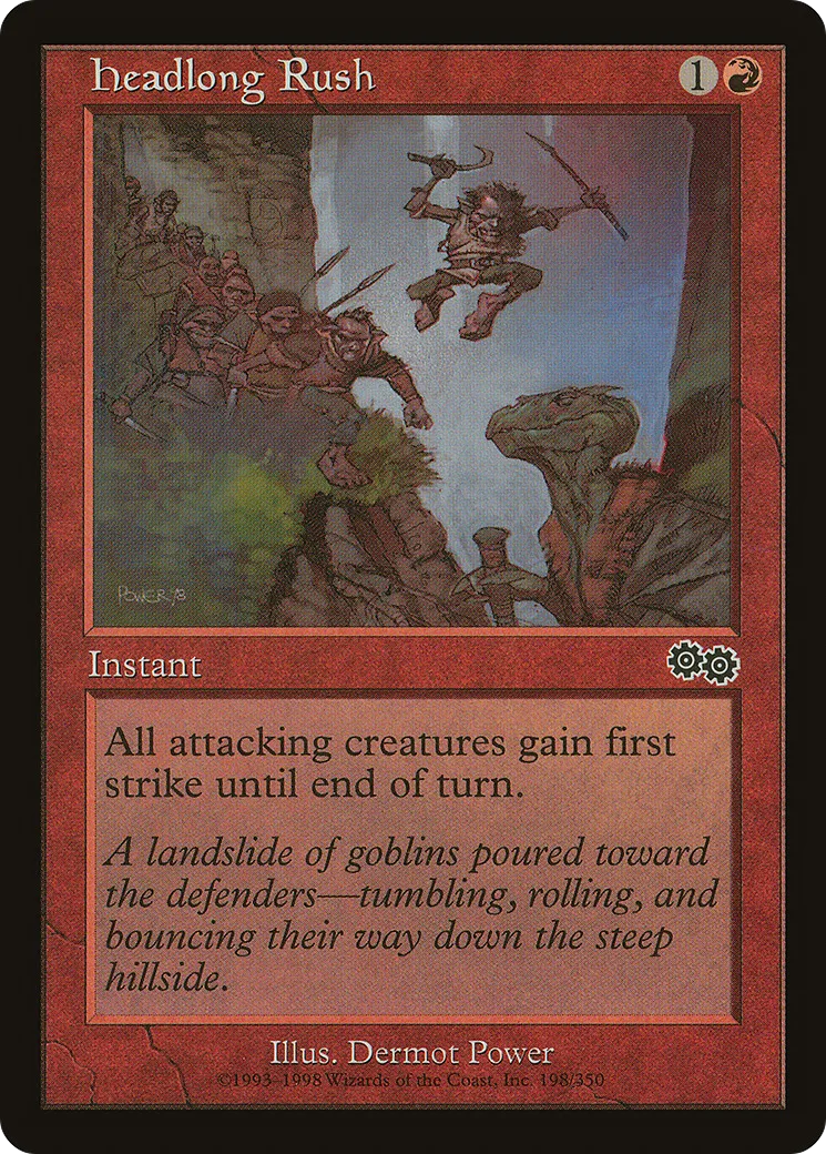 Headlong Rush — Urza's Saga — Magic: The Gathering