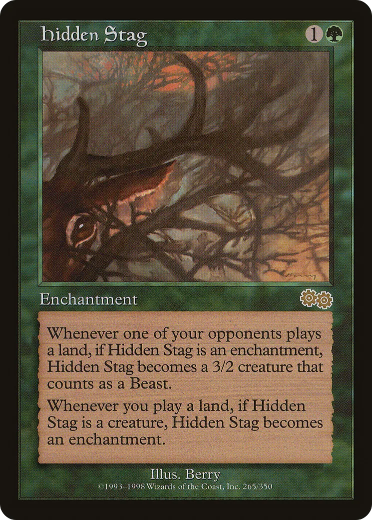 Cerf caché — Urza's Saga — Magic: The Gathering