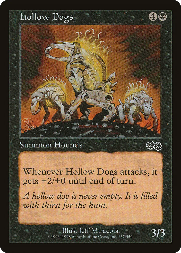 Hollow Dogs — Urza's Saga — Magic: The Gathering