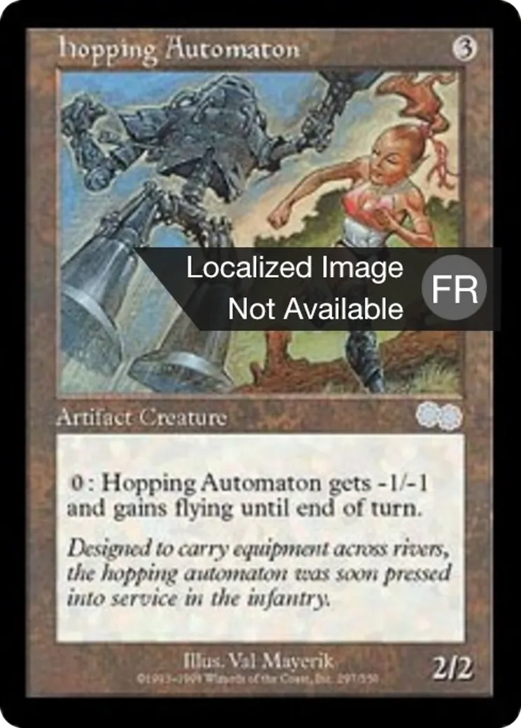 Automate en furie — Urza's Saga — Magic: The Gathering