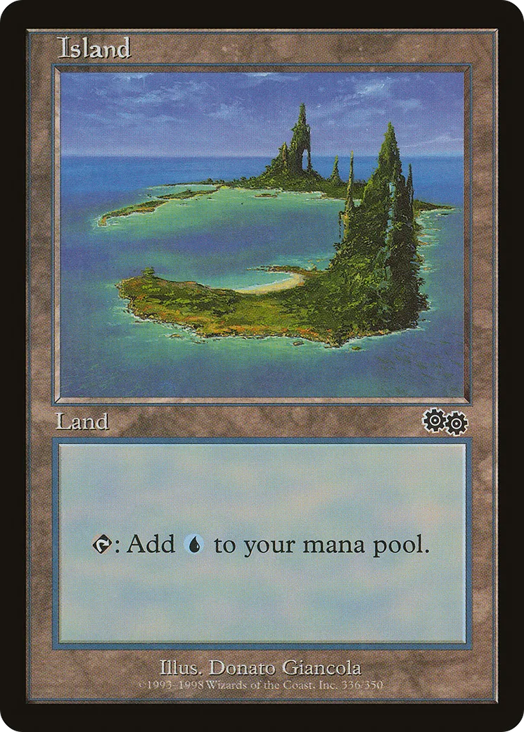 Island — Urza's Saga — Magic: The Gathering