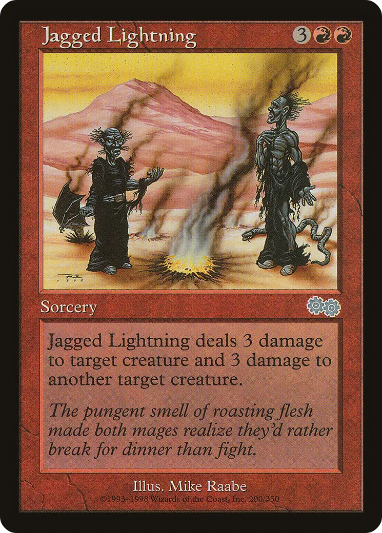 Double éclair — Urza's Saga — Magic: The Gathering