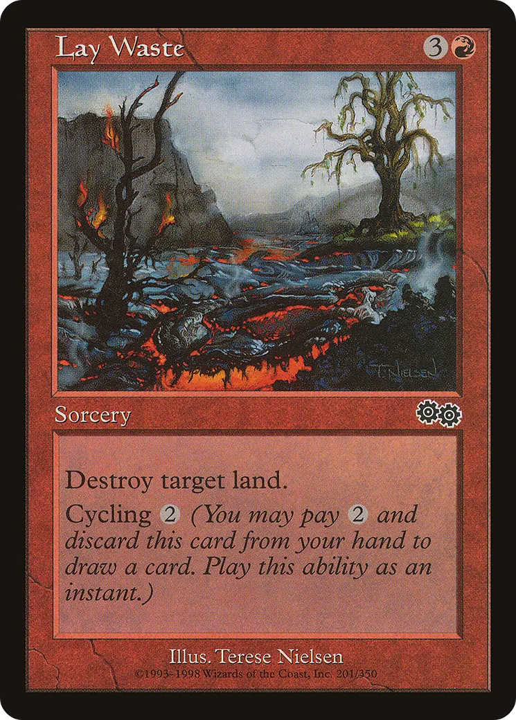 Lay Waste — Urza's Saga — Magic: The Gathering