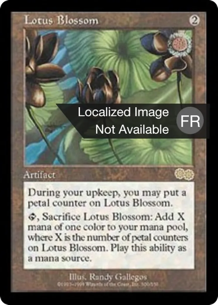 Fleur de lotus — Urza's Saga — Magic: The Gathering