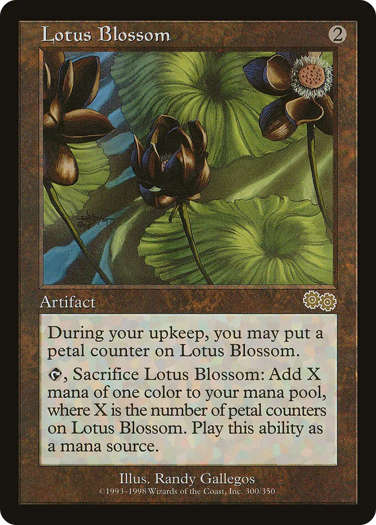 Lotus Blossom — Urza's Saga — Magic: The Gathering