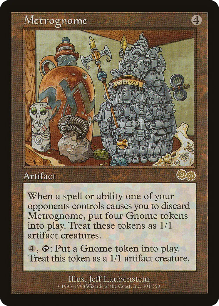 Metrognome — Urza's Saga — Magic: The Gathering