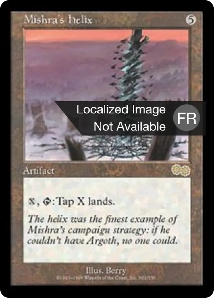 Hélice de Mishra — Urza's Saga — Magic: The Gathering