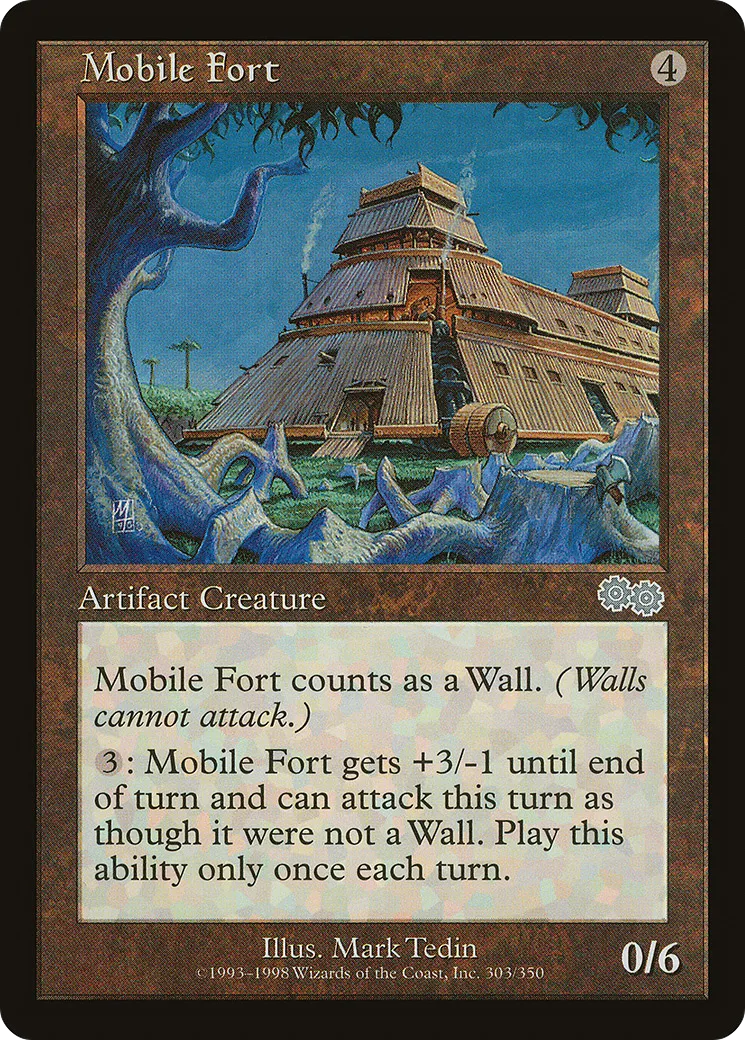 Mobile Fort — Urza's Saga — Magic: The Gathering