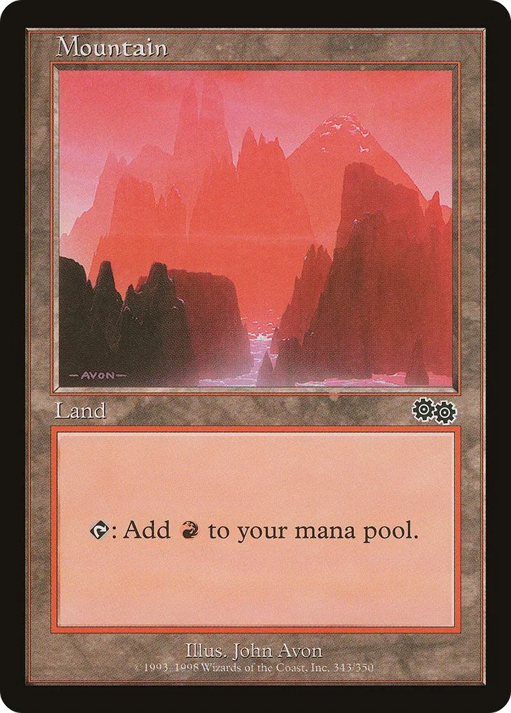 Montagne — Urza's Saga — Magic: The Gathering