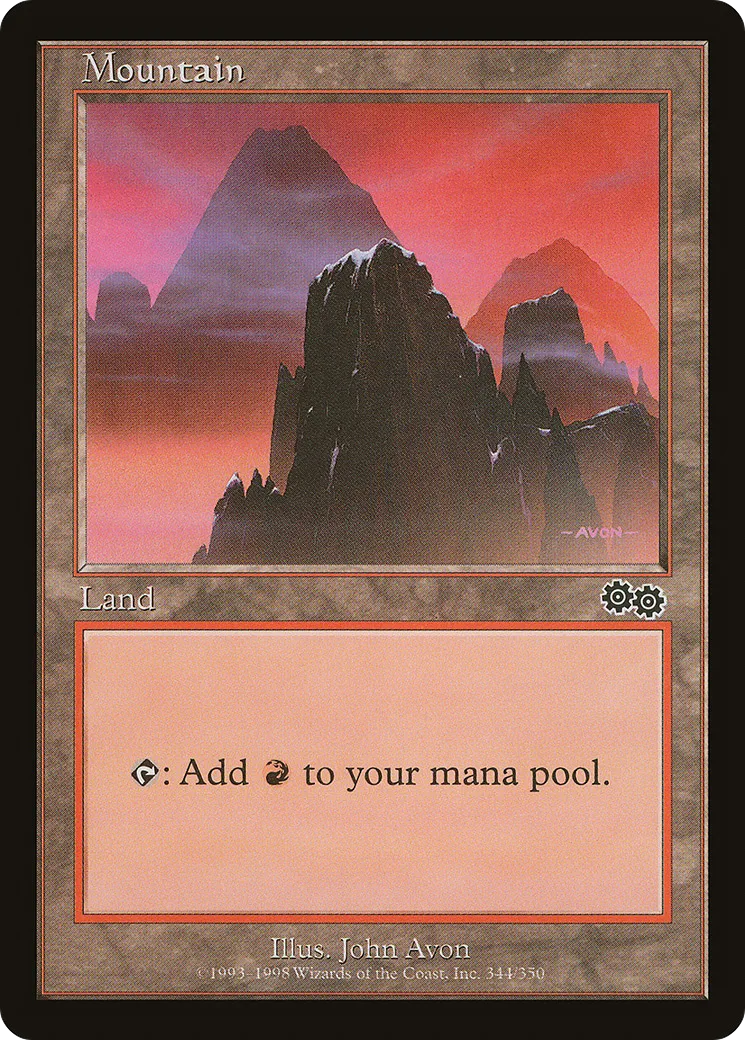 Montagne — Urza's Saga — Magic: The Gathering
