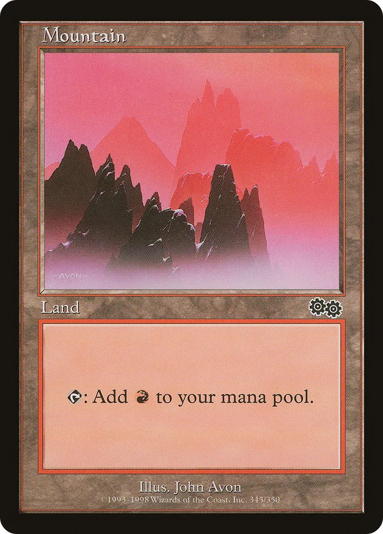 Montagne — Urza's Saga — Magic: The Gathering