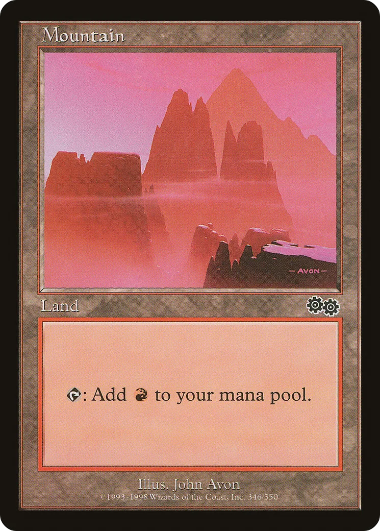 Montagne — Urza's Saga — Magic: The Gathering