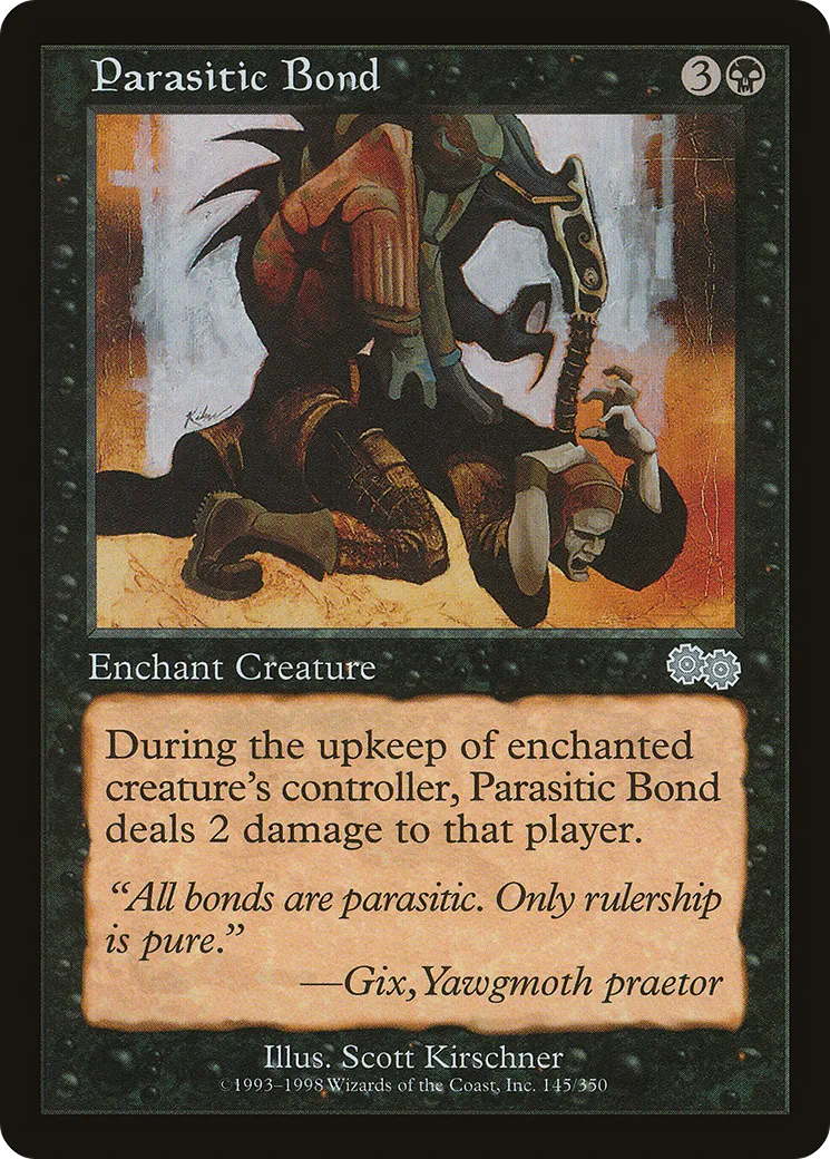 Parasitic Bond — Urza's Saga — Magic: The Gathering