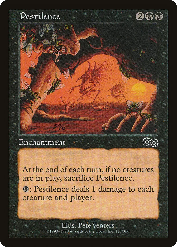 Pestilence — Urza's Saga — Magic: The Gathering