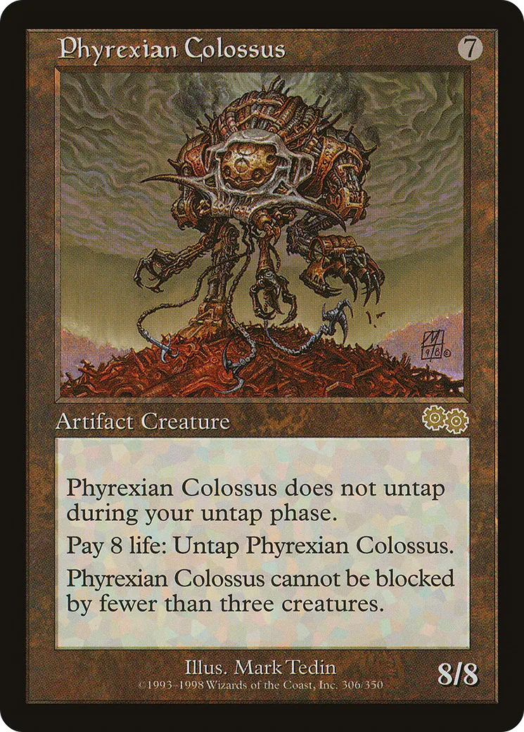 Phyrexian Colossus — Urza's Saga — Magic: The Gathering