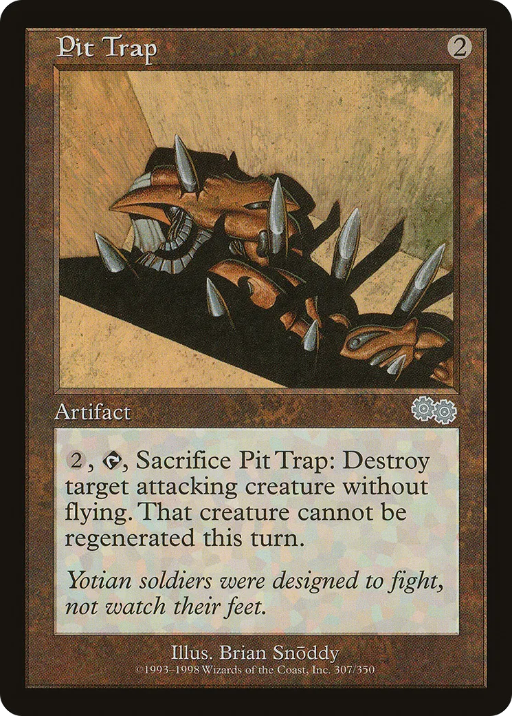 Pit Trap — Urza's Saga — Magic: The Gathering