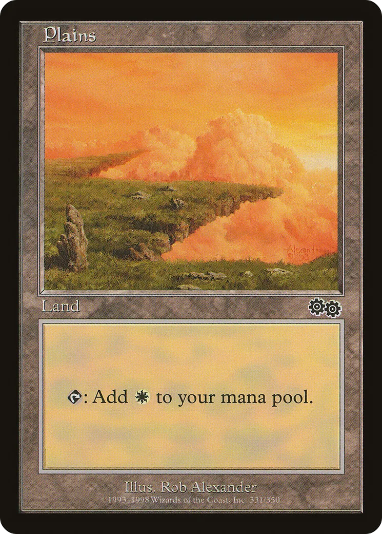 Plaine — Urza's Saga — Magic: The Gathering