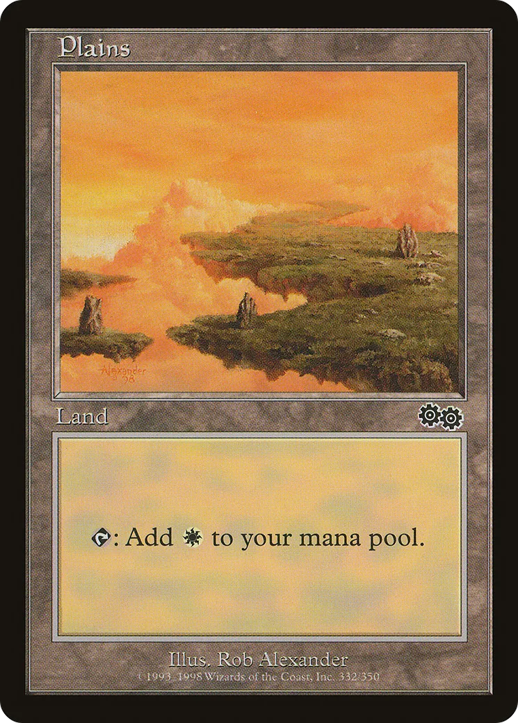Plaine — Urza's Saga — Magic: The Gathering