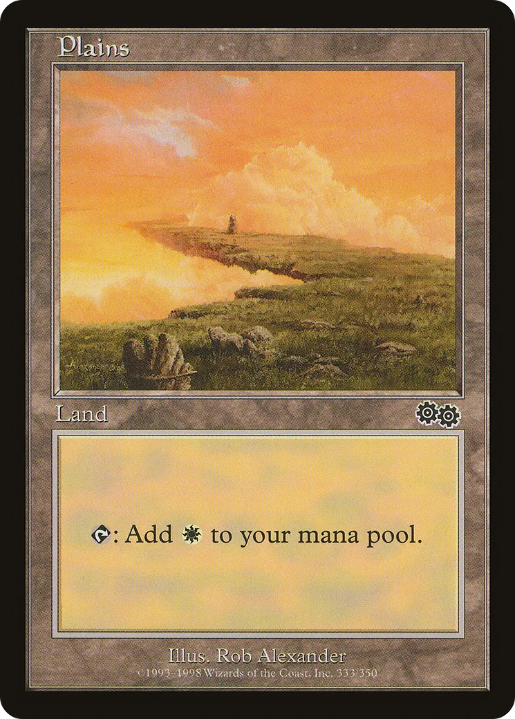 Plaine — Urza's Saga — Magic: The Gathering